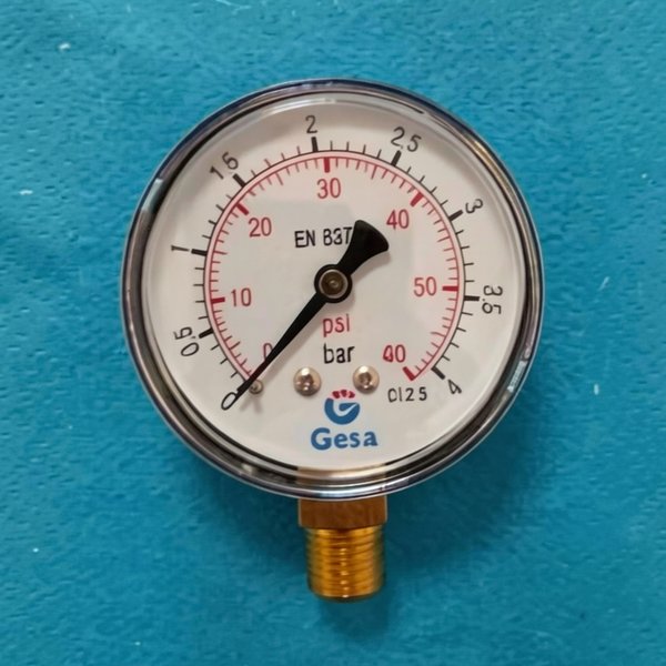 Manomètre Ø63 4 bars vis 1/4" (pour adaptateur 101D014) - 101D005