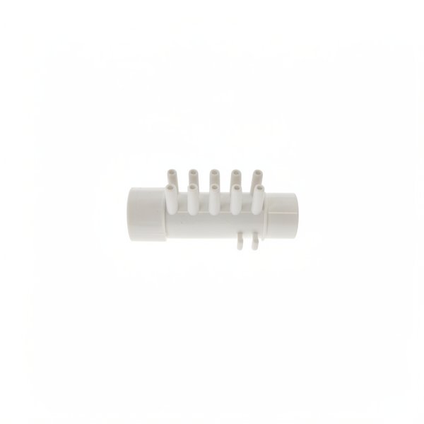 Collecteur d'air (Manifold) 1"1/2 X 1"1/2 M/F 10 sortie 3/8 " lisses avec 4 bouchons