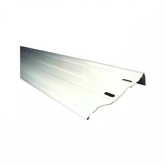Margelle métallique Blanche 150x1330 mm (à l'unité)