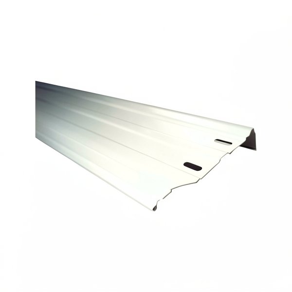 Margelle métallique Blanche 150x1330 mm (à l'unité)