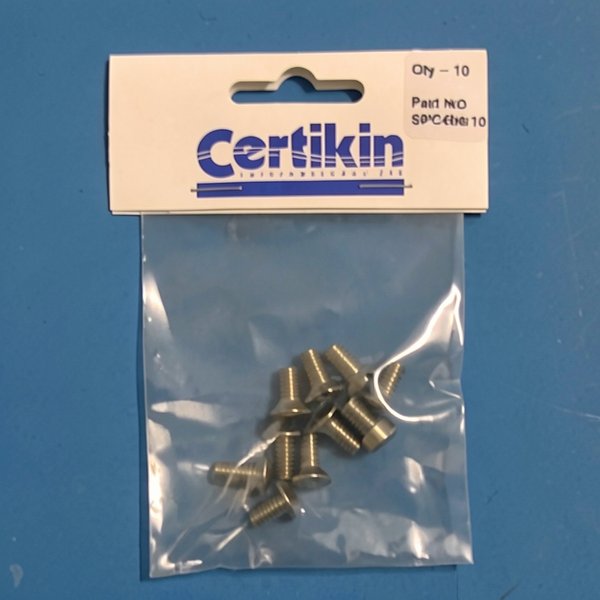 Vis de couvercle SK M6x12mm (x10)