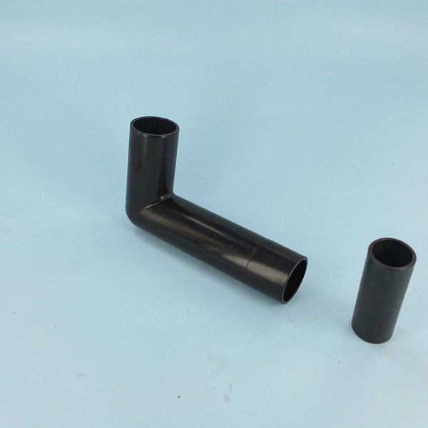 Coude tuyau 1"1/2 (Noir) 120mm