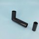 Coude tuyau 1"1/2 (Noir) 120mm