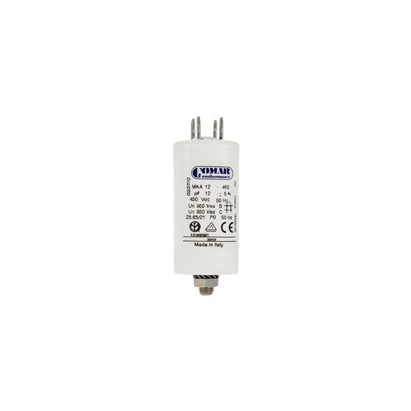 Condensateur MKA 12µF 450V 35X70 avec vis M8 et cosse Double