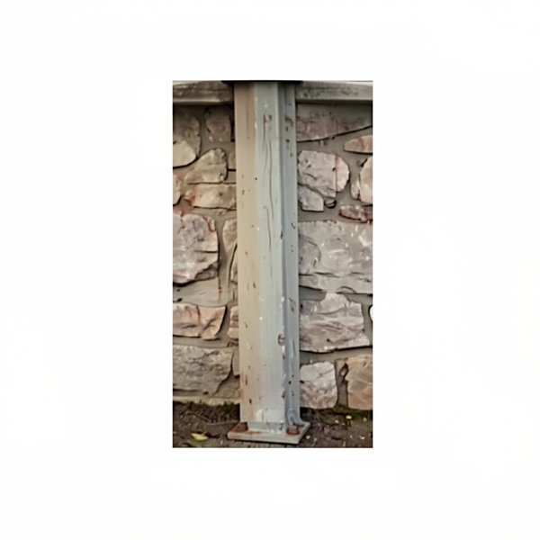 Poteau Vertical Gris pour Piscine 1.32M