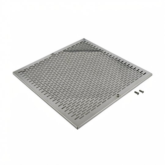 Grille (+ vis) BDF 400x400 - Inox Béton