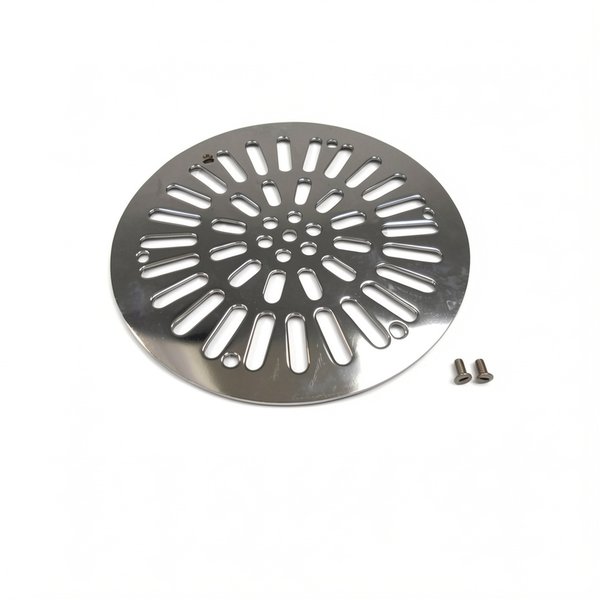 Grille (+ vis) BDF 2" - Inox Béton