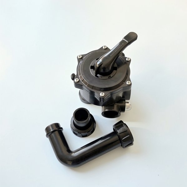 Vanne 6 voies 1"1/2 FSAB Poseidon PS40 (CP) et PS60 (CP) entraxe 150 mm