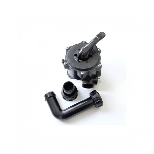 Vanne 6 voies 1"1/2 FSAB Poseidon PS40 (CP) et PS60 (CP) entraxe 150 mm