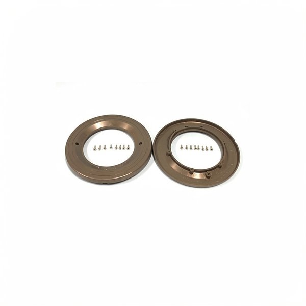 Collerettes/enjoliveurs 2 trous + vis PROJ PL84V, fixation par vis - Anthracite