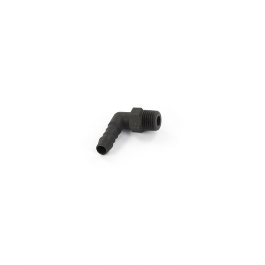 Coude cannelé, WES 8, R 1/4, plastique