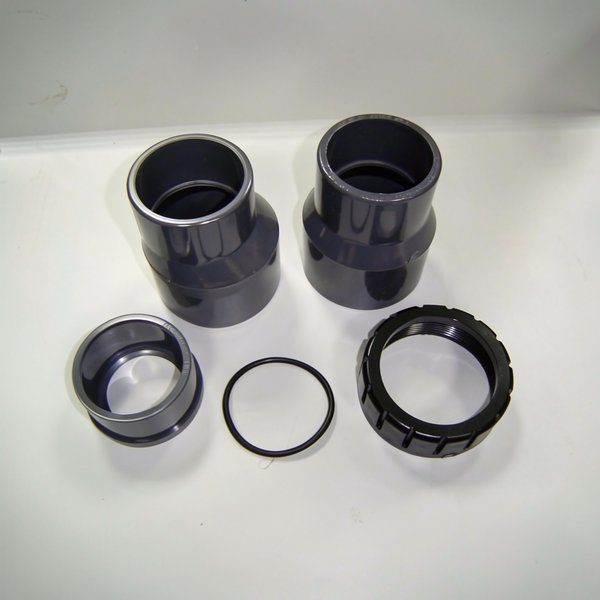 Kit raccord union aspiration D63 PPE 1 CV-2 CV-3,5 CV