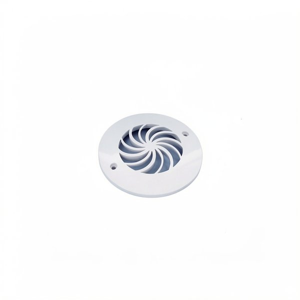Cache turbine Blanc
