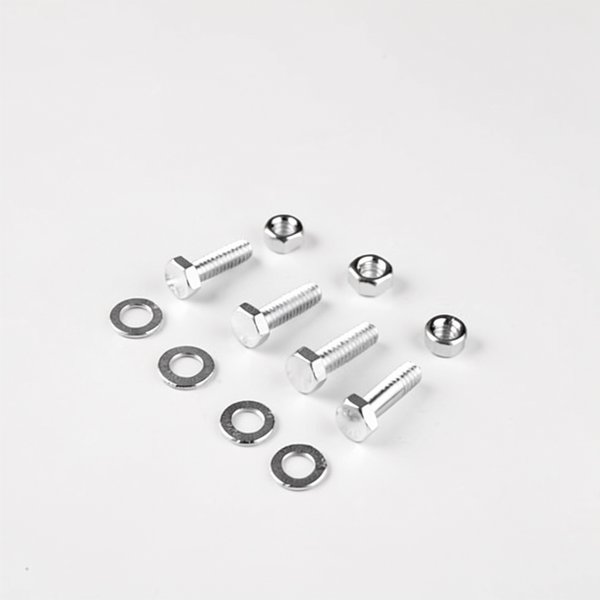 Vis + écrous + rondelles de plateau d'assemblage PPE Fonte 3000 tr/mn - 2 à 5,5 CV (x4)