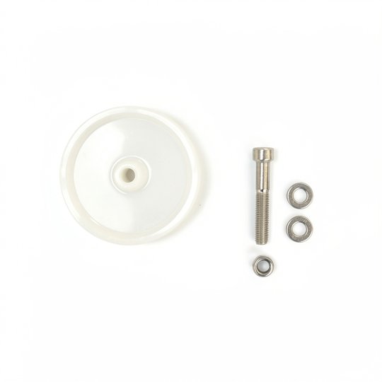 Roue Nylon D80x22 Blanche Wellfit Bike