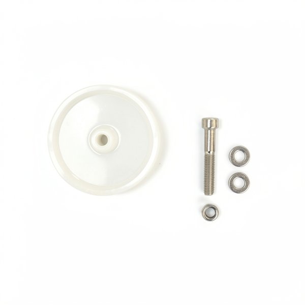Roue Nylon D80x22 Blanche Wellfit Bike