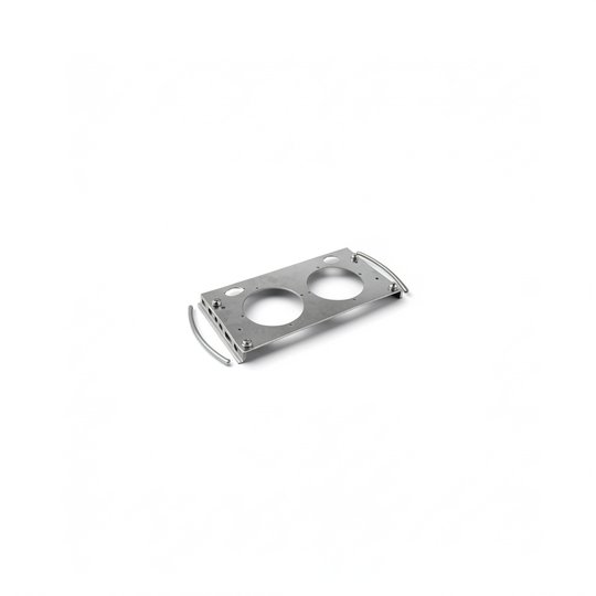 Plaque de fixation INOX double et profil