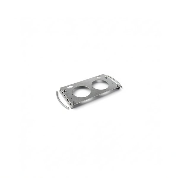 Plaque de fixation INOX double et profil