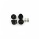 Support concave d'enrouleur avec rivet