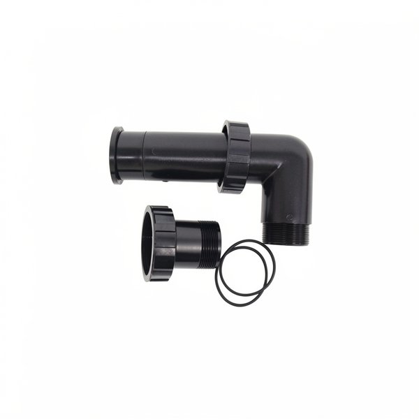 Kit raccordement noir pour vanne 2" Filtre Balear, San Sebastian, Boreal