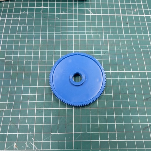 Roue crantée Bleue