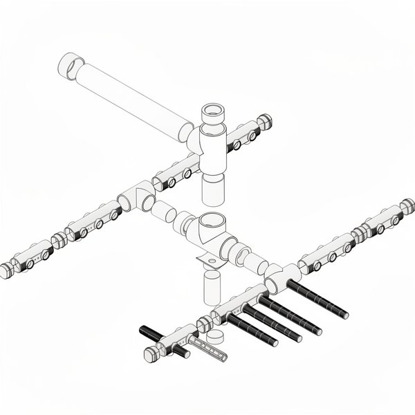 Ensemble collecteur (filtre bobiné, Ø2000, connexions 125)