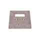Plaque fixation douche Solaire