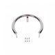 Main Courante Demi-circulaire Inox poli Ncc Marlin