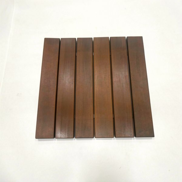 Plateau en bois pour douche Pluvium