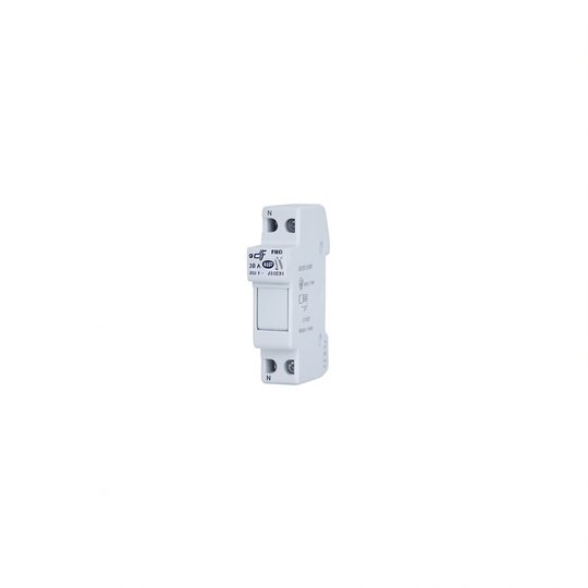 Porte fusible phase + neutre 8,5x31 de 1 à 20A
