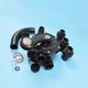 Vanne Side noire 1"1/2 MPV03 avec liaisons pour filtres SR, SMG