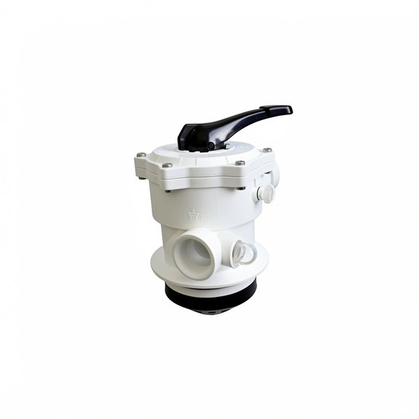 Vanne Top V6 1"1/2 TM12-SF blanche à serrer + joint pour filtres Pentair