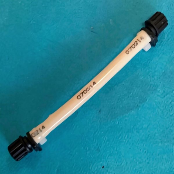 Tube santoprene avec raccords Ø6,25x10,55 L, totale 180 mm