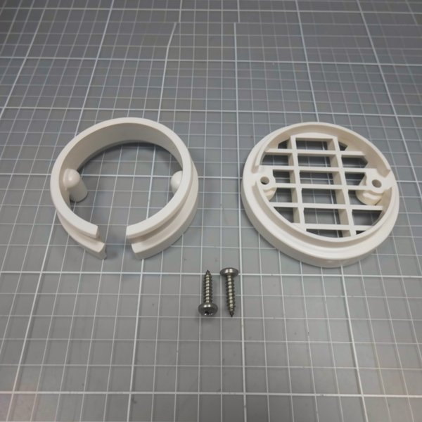 Ensemble grille bague fixation bouche 41521