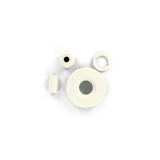 Enjoliveur de refoulement Multiflow + rotule + siège - Longueur filetage 30 mm