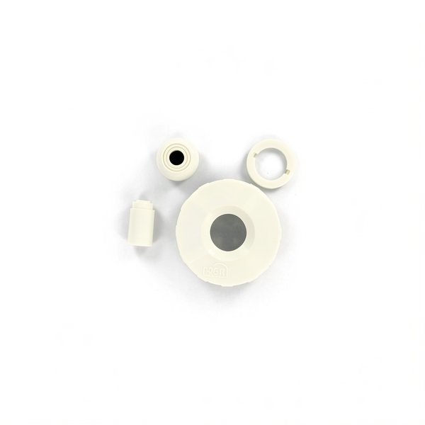 Enjoliveur de refoulement Multiflow + rotule + siège - Longueur filetage 30 mm
