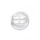 Couvercle de préfiltre transparent PPE 5JWP, 5P2R, S5P2R - 5"