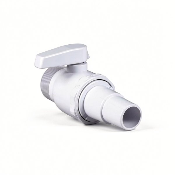 Vanne d'isolation buse ou skimmer piscine hors sol - 1"1/2
