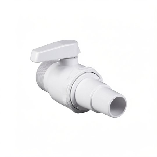 Vanne d'isolation buse ou skimmer piscine hors sol - 1"1/2