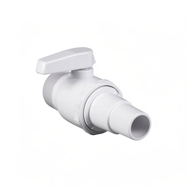 Vanne d'isolation buse ou skimmer piscine hors sol - 1"1/2