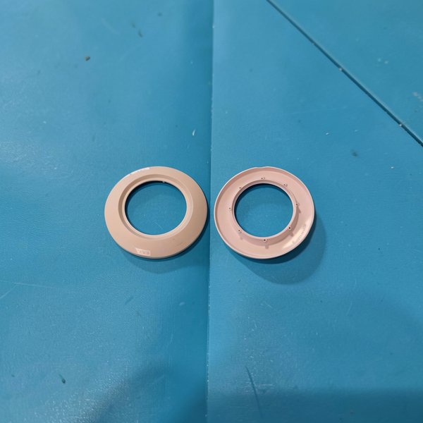 Enjoliveur PROJ Incand.300W Design COFIES - Entraxe fixations: 72 mm