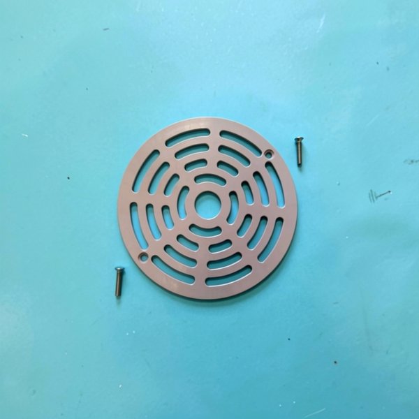 Grille (+ vis) BDF Easyline GRISE