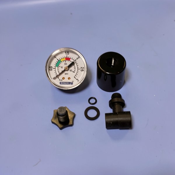 Manomètre FILTRE SAB UVE / Aster - 1/8" avec té, joint et bouchon purge d'air
