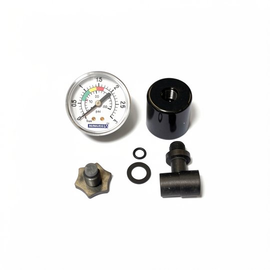 Manomètre FILTRE SAB UVE / Aster - 1/8" avec té, joint et bouchon purge d'air