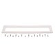 Bride + vis Parker SK NORM XXL bouche 495x80 mm - BLANC