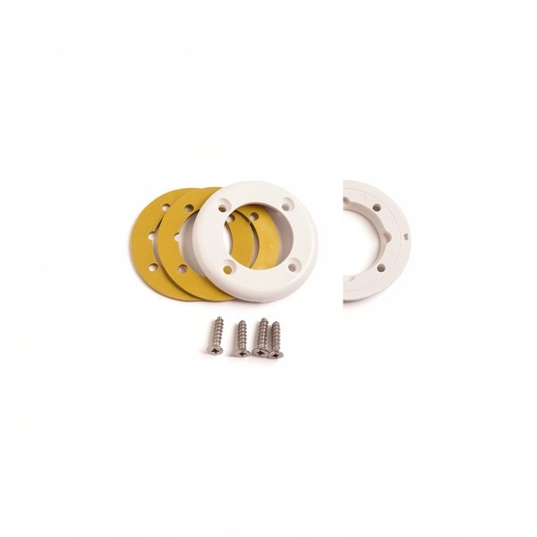 Bride (+ vis + joints) de refoulement Easyline BLANCHE