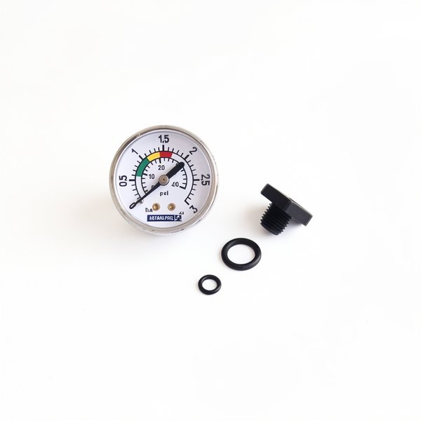 Manomètre 1/8" + purge d'air FILTRE SAB Vesubio 2011