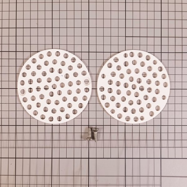 Grille (+ vis) BR 15863 - Béton