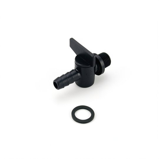 Robinet de purge 1/4" et joint doseur chlore in line / by pass actuel