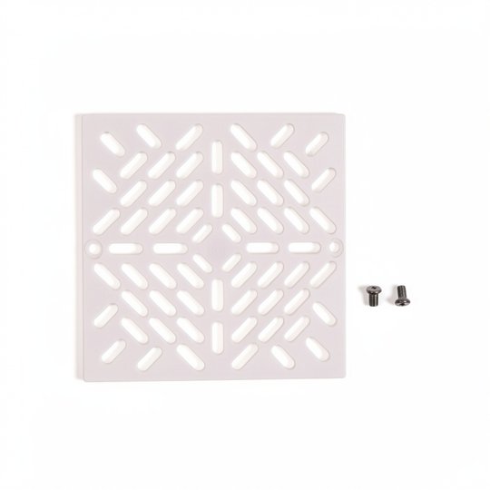 Grille (+ vis) BDF 2" Carrée - Liner/Béton